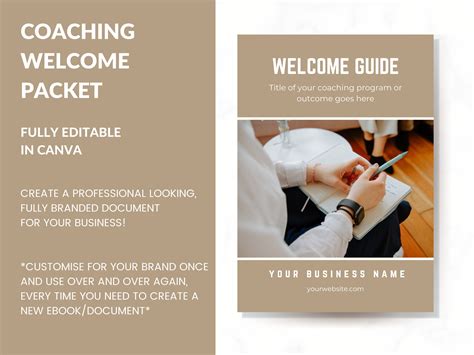 Coaching Welcome Packet Template